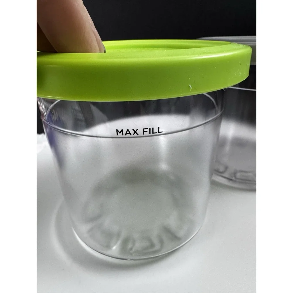 Ninja Creami Pint Container Lot‎ Of 2 Official Ninja Brand Pints With Lids